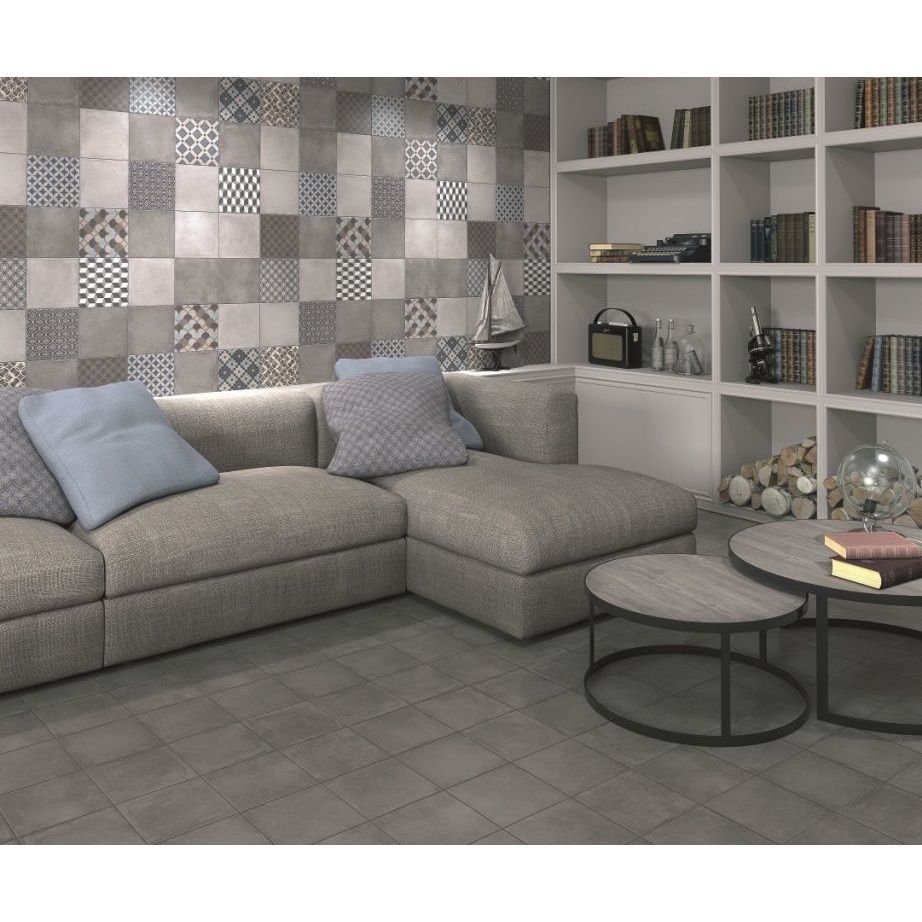 Керамогранит Kerama Marazzi (Керама Марацци) Карнаби-стрит коричневый 20х20 см, толщ. 8 мм, (SG1571N )