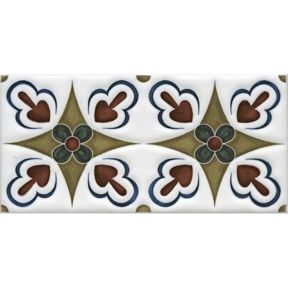 Декор Kerama Marazzi (Керама Марацци) Клемансо орнамент 7.4х15 см (STG/B620/16000)