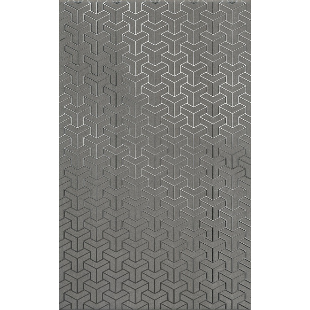 Декор Kerama marazzi Ломбардиа серый темный 25х40 см (HGD/C371/6399)