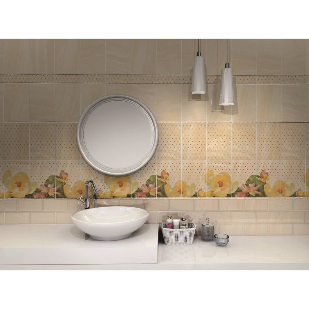 Декор Kerama Marazzi (Керама Марацци) мозаичный Летний сад беж 20х30 см (MM8278)