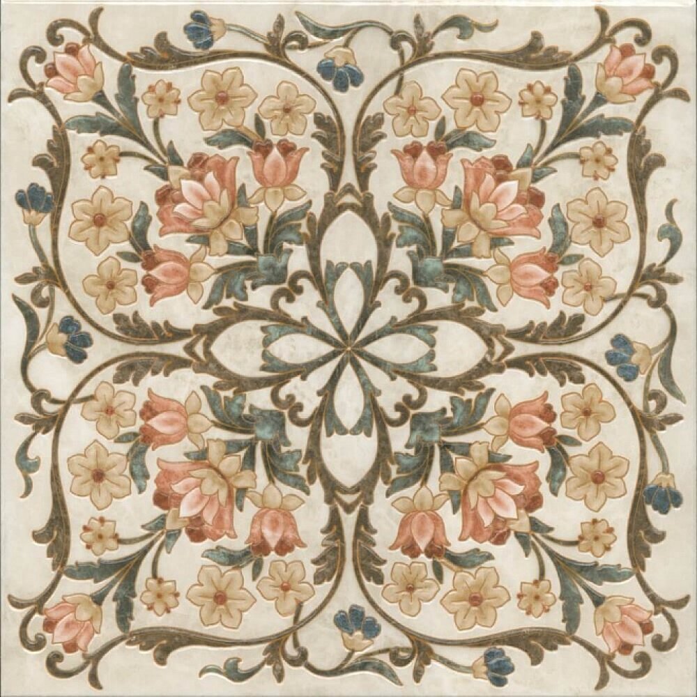 Декор Kerama Marazzi (Керама Марацци) Лирия ковер центр лаппатированный 40.2х40.2 см, толщ. 8 мм, (VT/A18/SG1544L)