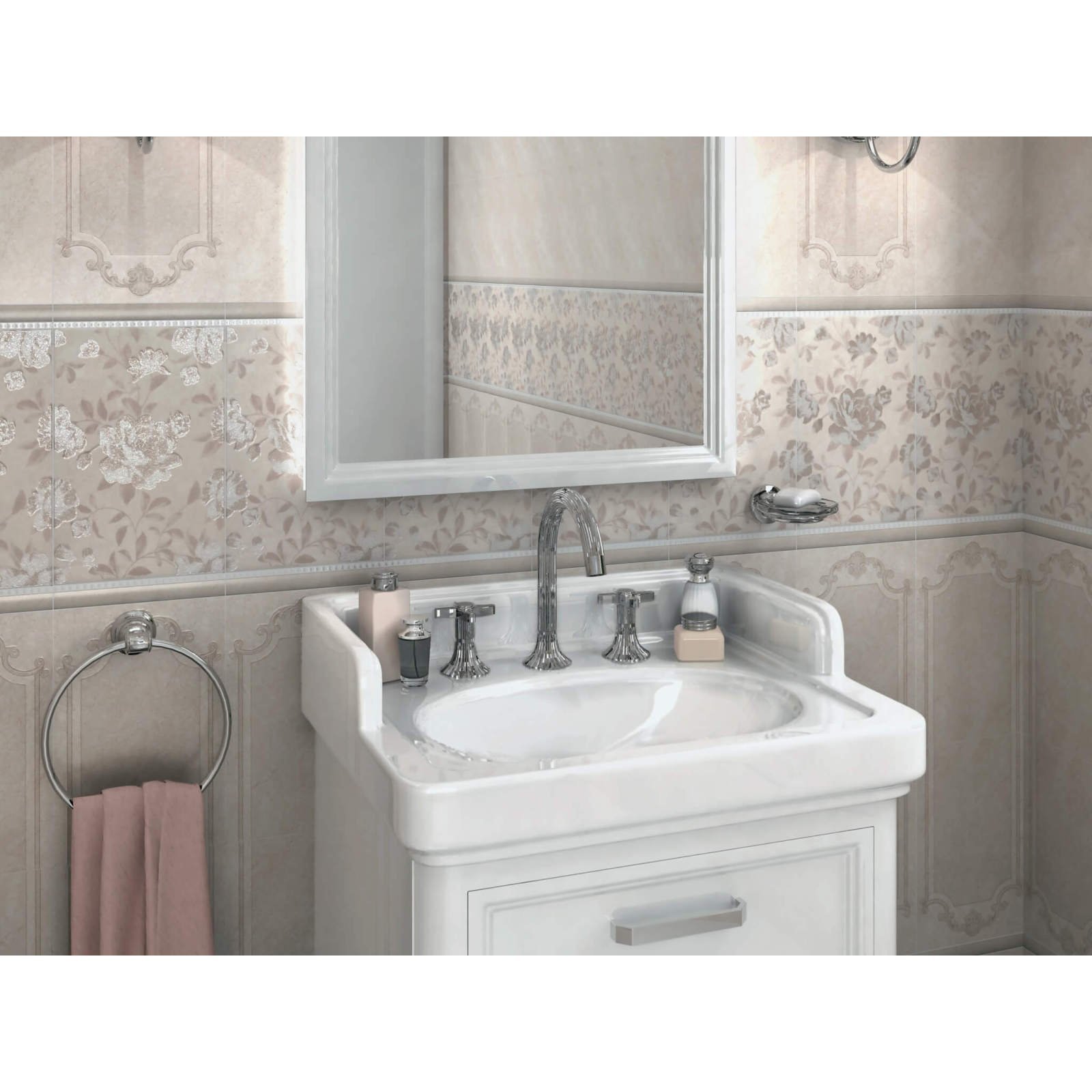 Плитка настенная Kerama Marazzi (Керама Марацци) Лютеция беж 20х30 см (8301)
