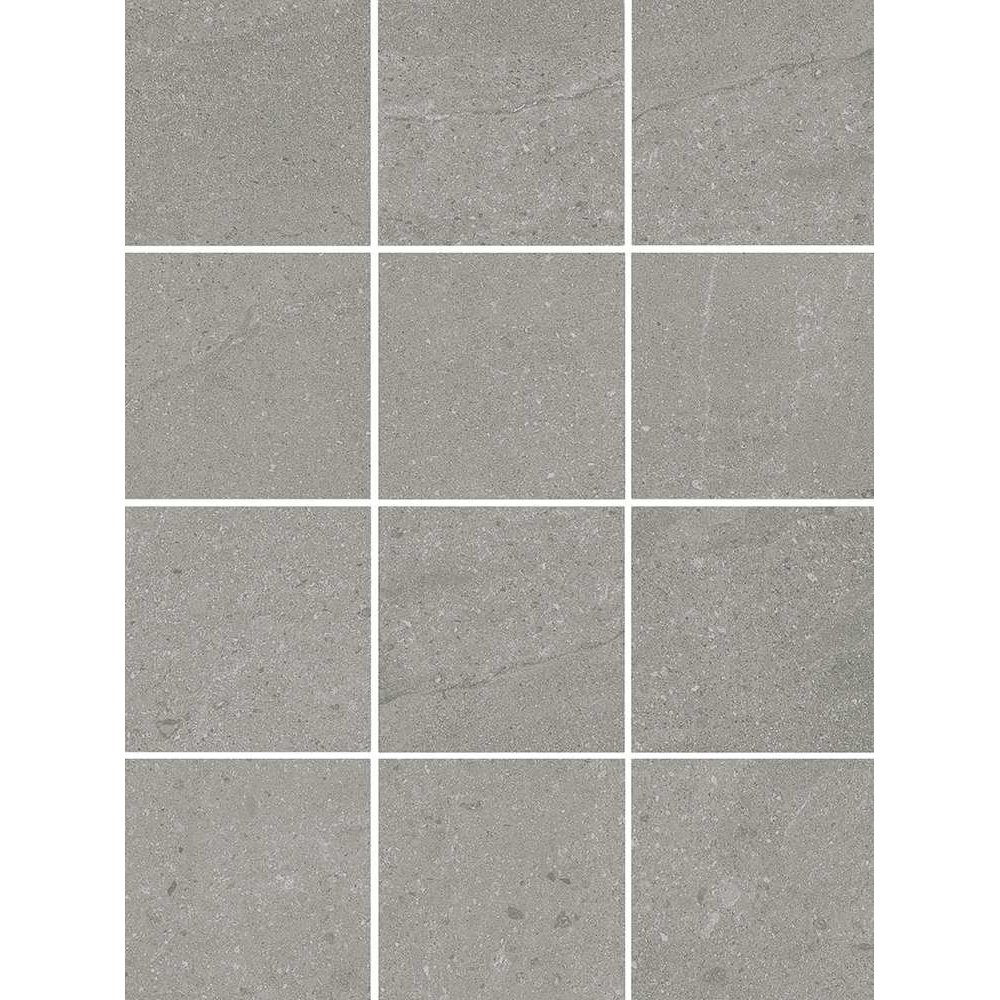 Плитка настенная Kerama Marazzi (Керама Марацци) Матрикс серый полотно из 12 частей 29.4х39.2 см, толщ. 6.9 мм, (1320Н)