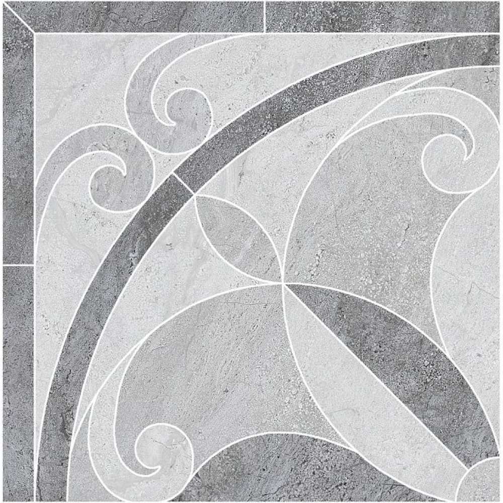 Декор Kerama Marazzi (Керама Марацци) Монтаньоне 1/4 розона наборный 42х42 см (ID50)