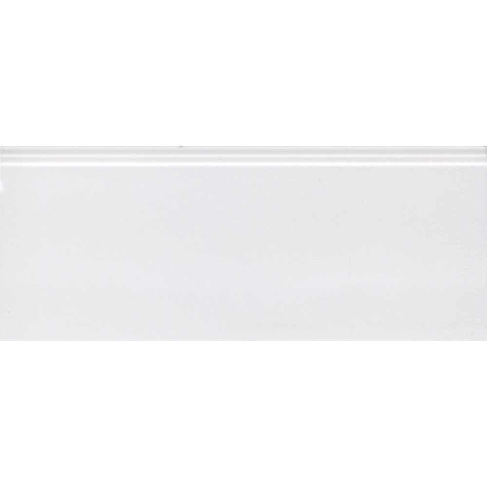 Плинтус Kerama Marazzi (Керама Марацци) Магнолия белый матовый обрезной 12х30 см, толщ. 13 мм, (FMF001R)