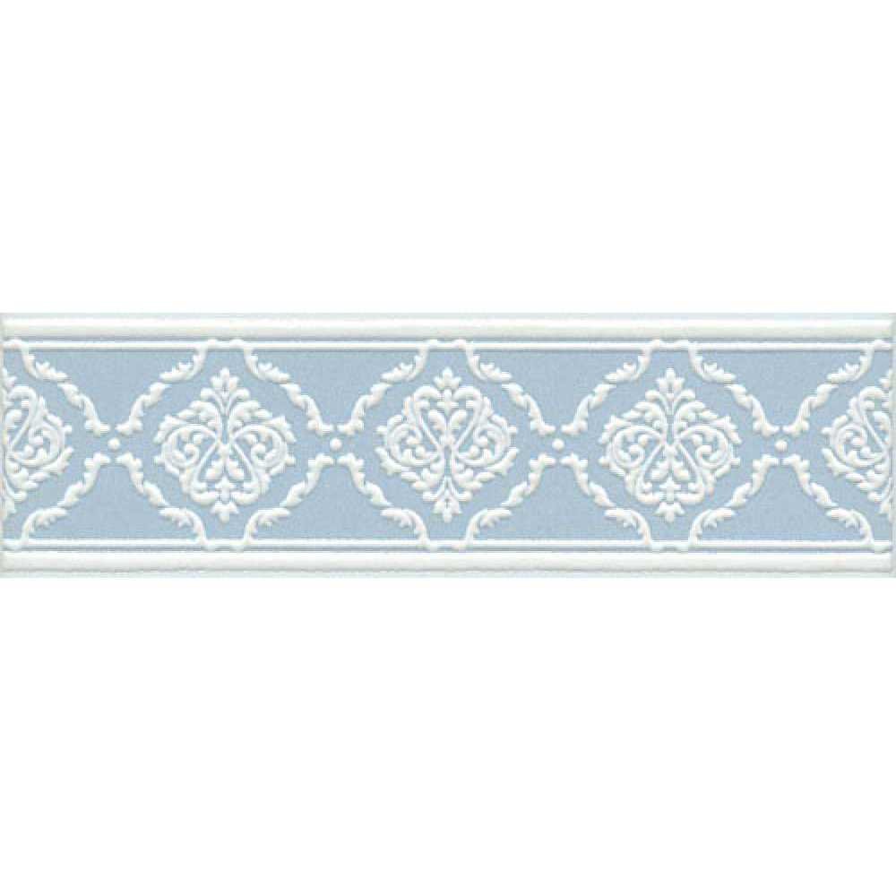 Бордюр Kerama Marazzi (Керама Марацци) Петергоф голубой 7.7х25 см (STG/B562/6305)