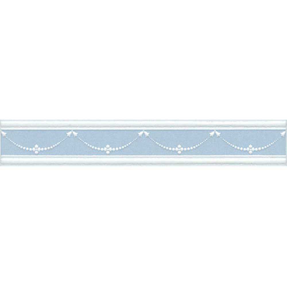 Бордюр Kerama Marazzi (Керама Марацци) Петергоф голубой 4.2х25 см (STG/B563/6305)