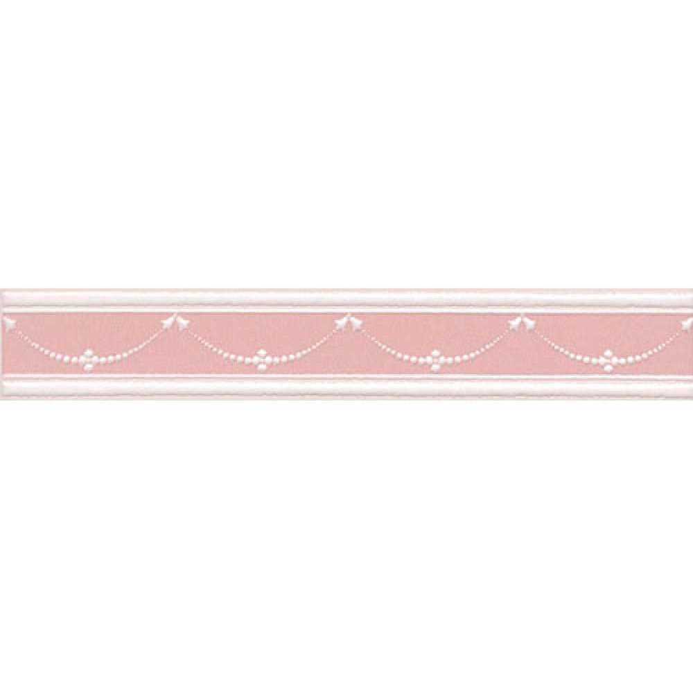 Бордюр Kerama Marazzi (Керама Марацци) Петергоф розовый 4.2х25 см (STG/C563/6306)