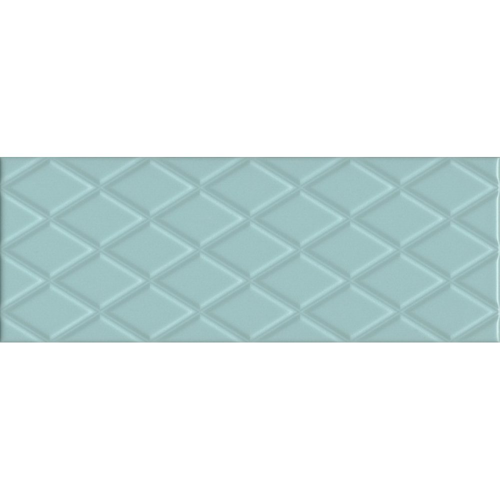 Плитка настенная Kerama Marazzi (Керама Марацци) Спига голубой структура 15х40 см, толщ. 8 мм, (15140)