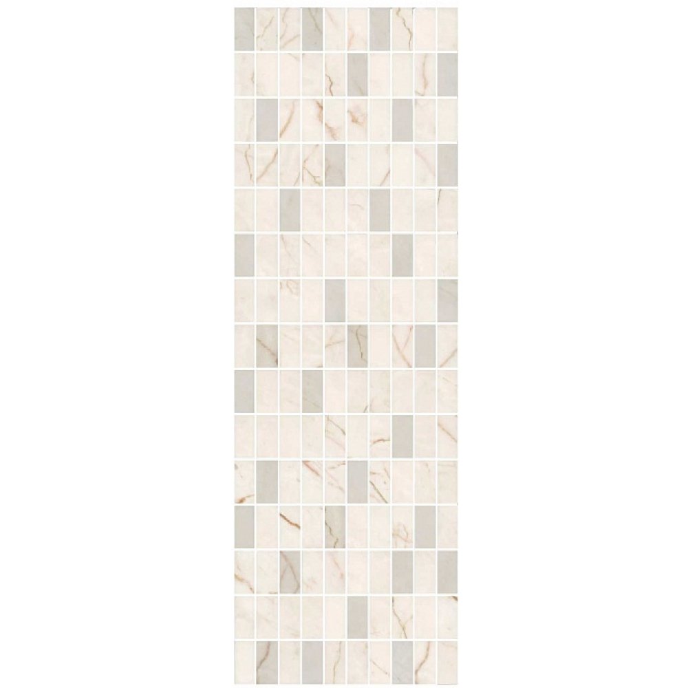 Декор Kerama Marazzi (Керама Марацци) Театро беж светлый мозаичный 25х75 см, толщ. 9 мм, (MM12142)
