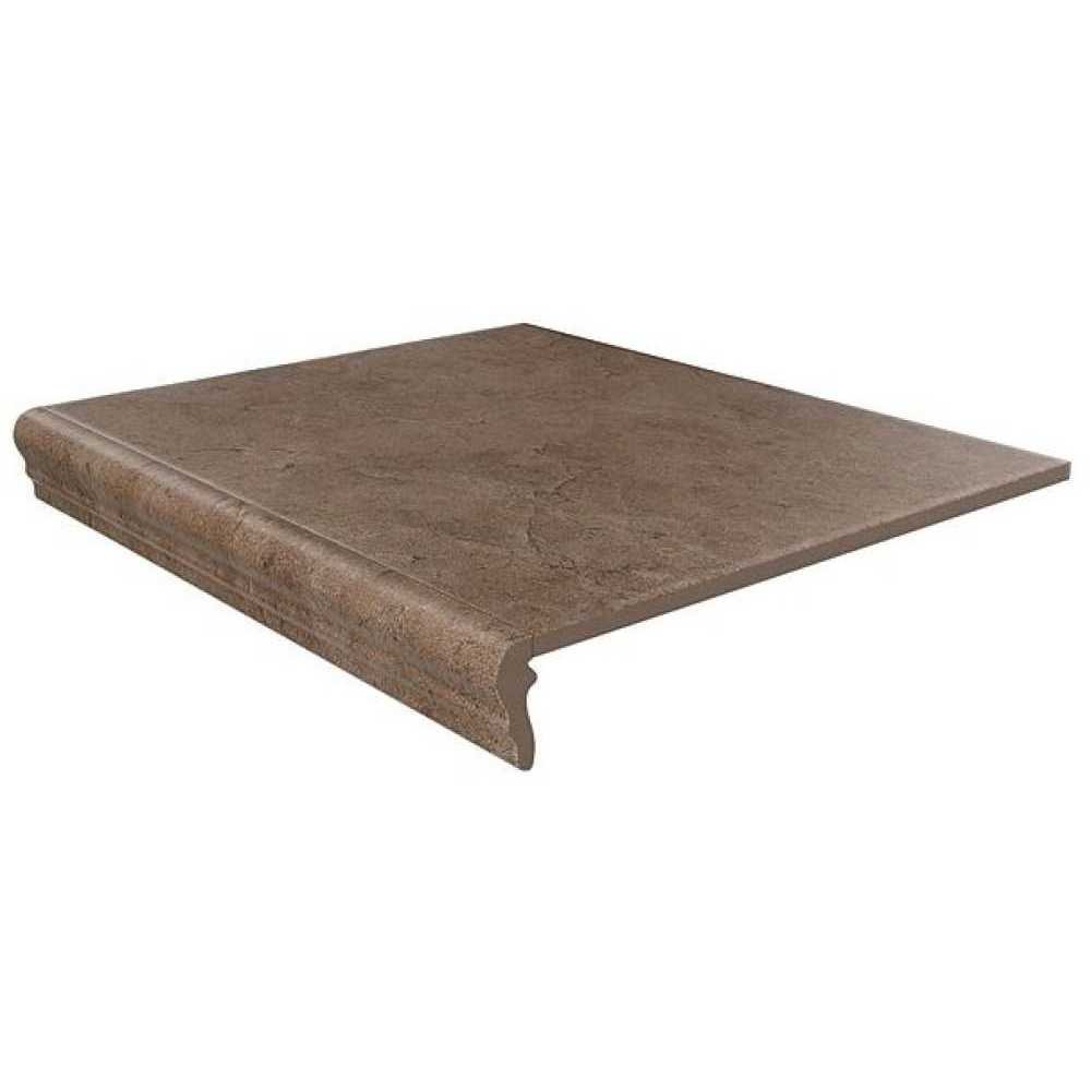 Ступень Kerama Marazzi (Керама Марацци) фронтальная Фаральони коричневый 34х40.2 см (SG158200R/GR)