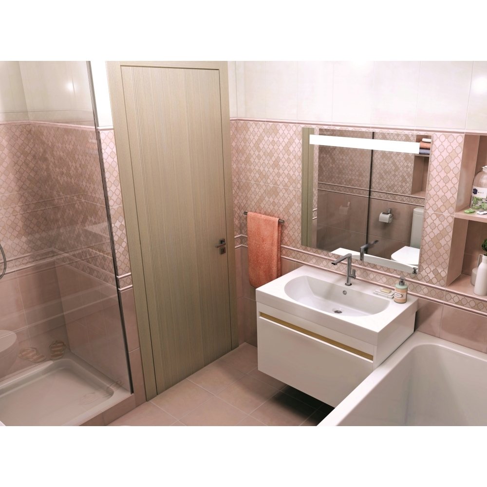 Декор Kerama Marazzi (Керама Марацци) Фоскари бирюзовый 25х40 см (OP/A22/6328)