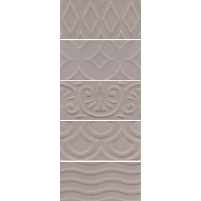 Плитка Kerama Marazzi (Керама Марацци) Авеллино коричневый структура mix 7,4х15 см (16019)