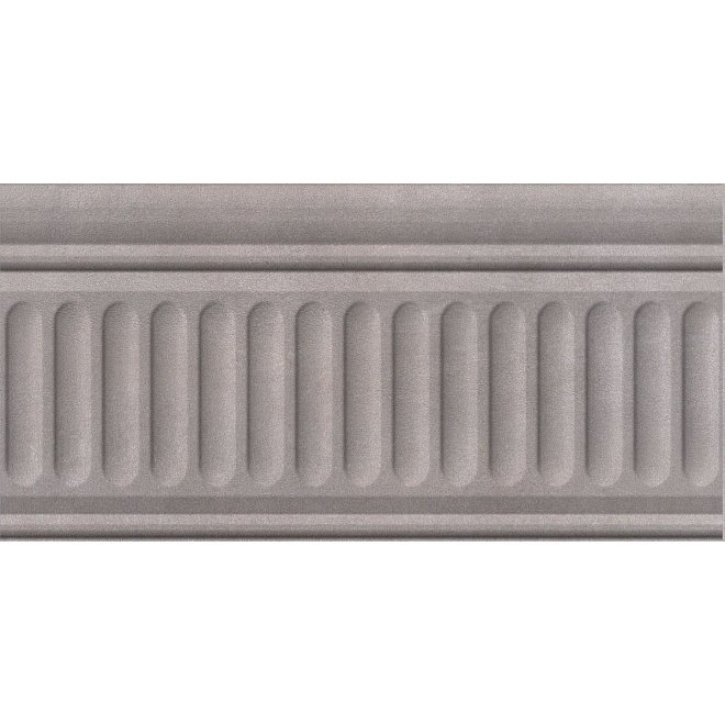 Бордюр Kerama Marazzi (Керама Марацци) Александрия серый структ 9,9х20 см (19033/ 3F)
