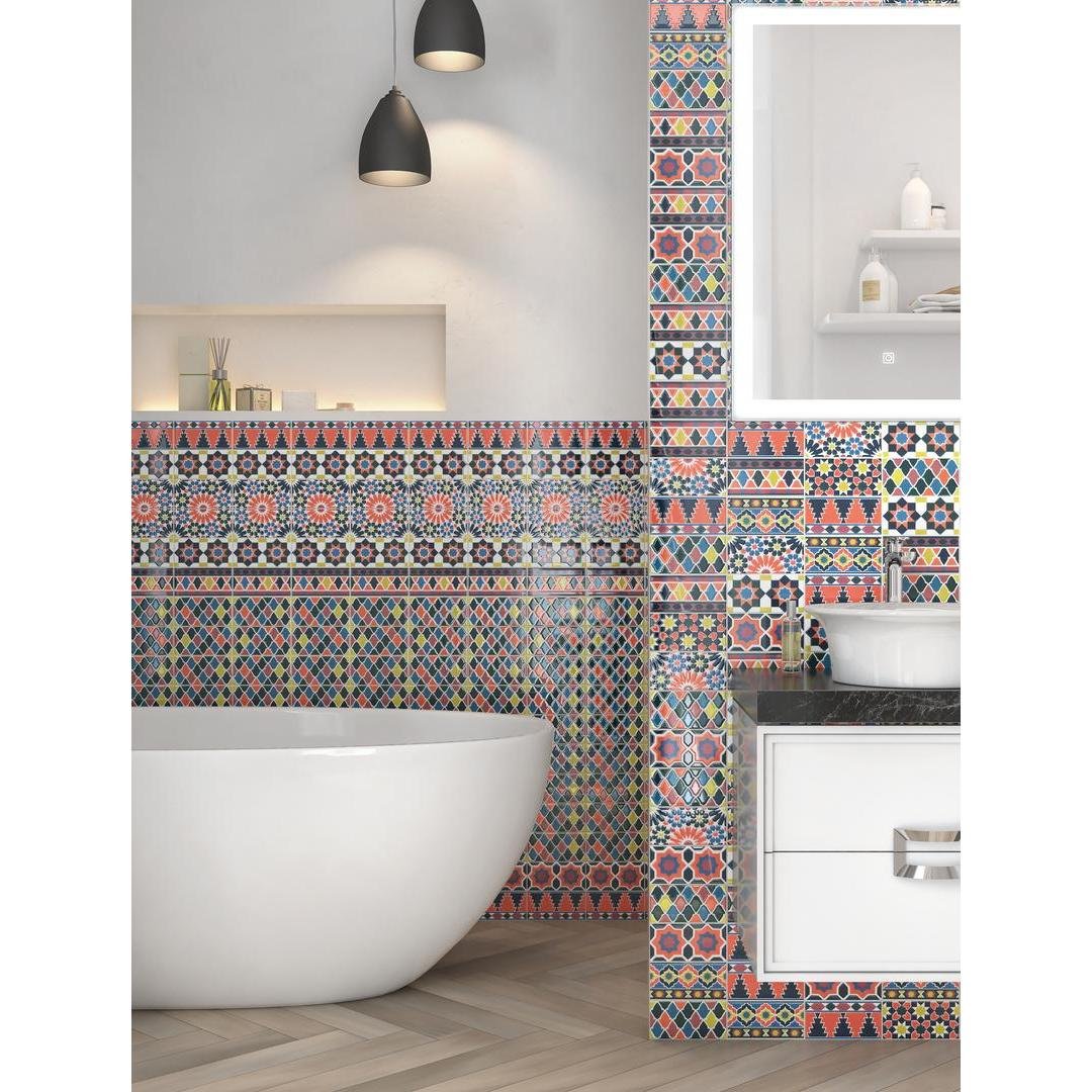 Бордюр Kerama Marazzi (Керама Марацци) Алькасар 3х15 см (AD/ A446/ 17000)