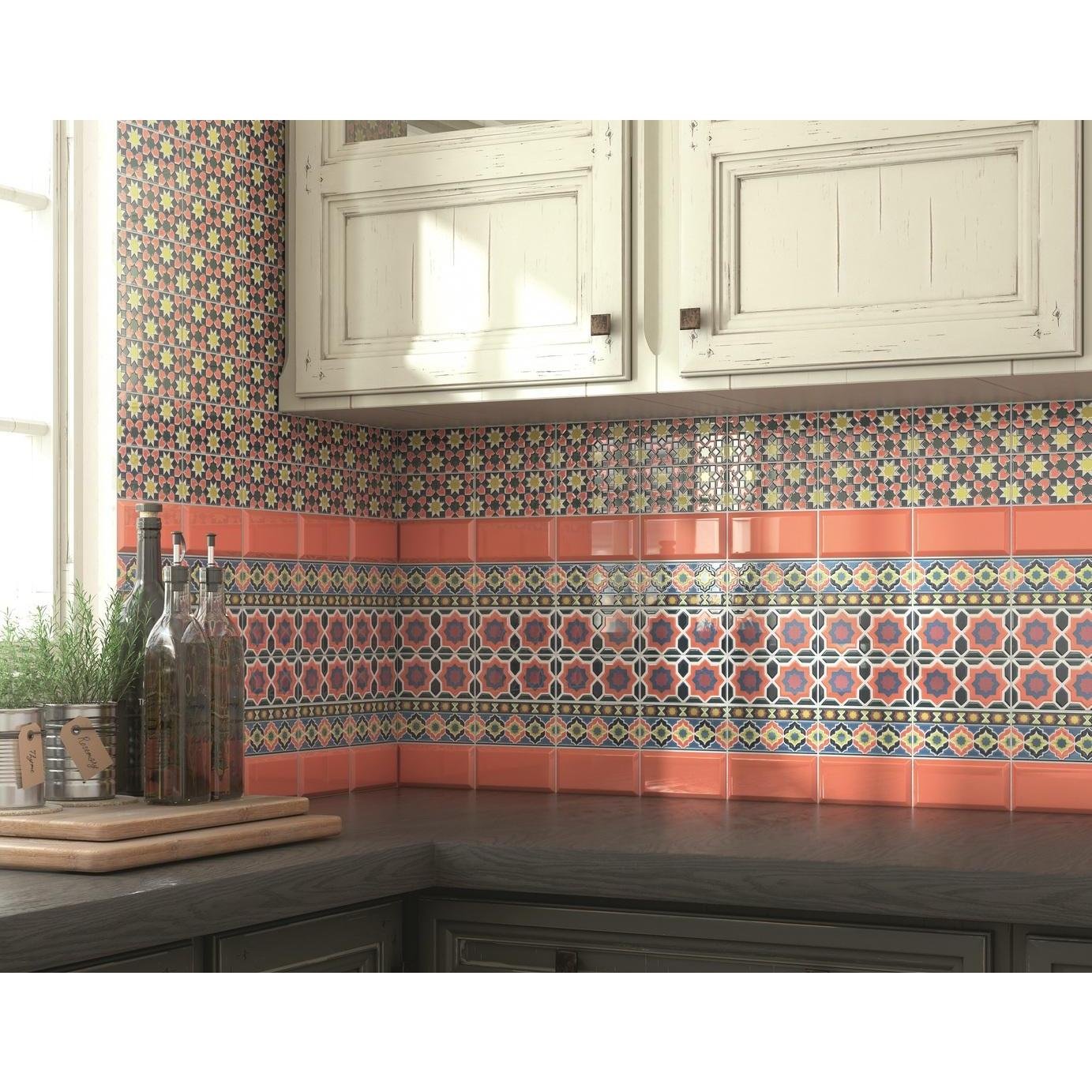 Декор Kerama Marazzi (Керама Марацци) Алькасар 7,4х15 см (HGD/ A324/ 16000)