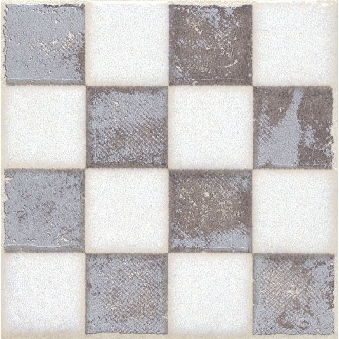 Вставка Kerama Marazzi (Керама Марацци) Амальфи орнамент коричневый 9,8х9,8 см, толщ. 7 мм, (STG/ A404/ 1266H)