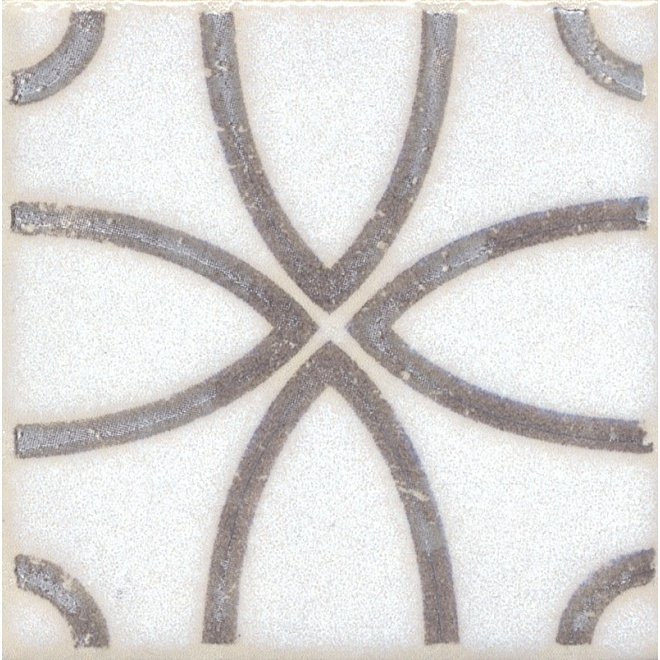 Вставка Kerama Marazzi (Керама Марацци) Амальфи орнамент коричневый 9,8х9,8 см (STG/ A405/ 1266H)
