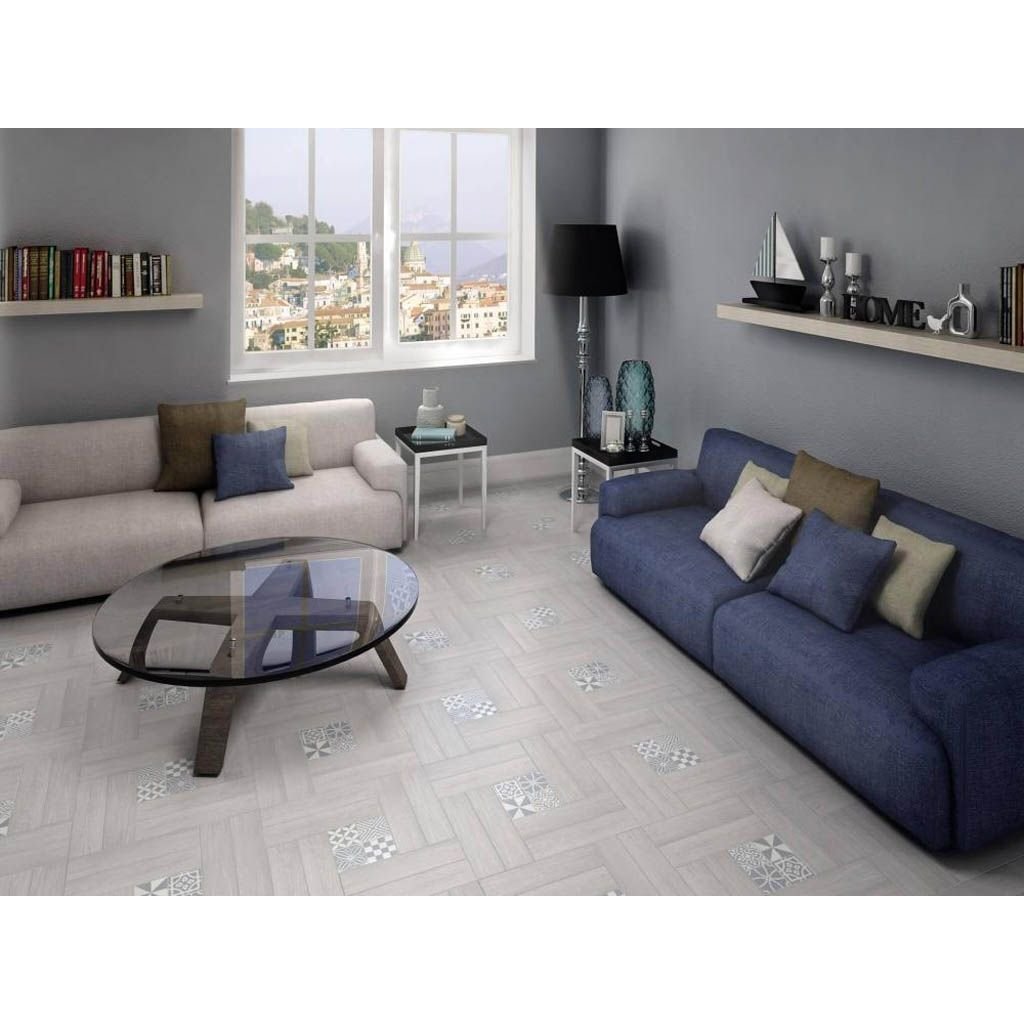 Вставка Kerama Marazzi (Керама Марацци) Амальфи орнамент коричневый 9,8х9,8 см (STG/ A405/ 1266H)