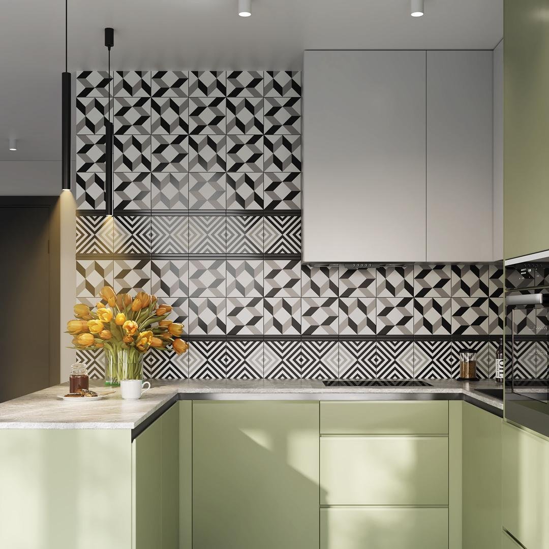 Декор Kerama Marazzi (Керама Марацци) Ателье 20х20 см, толщ. 6.9 мм, (NT/ B247/ 5009)