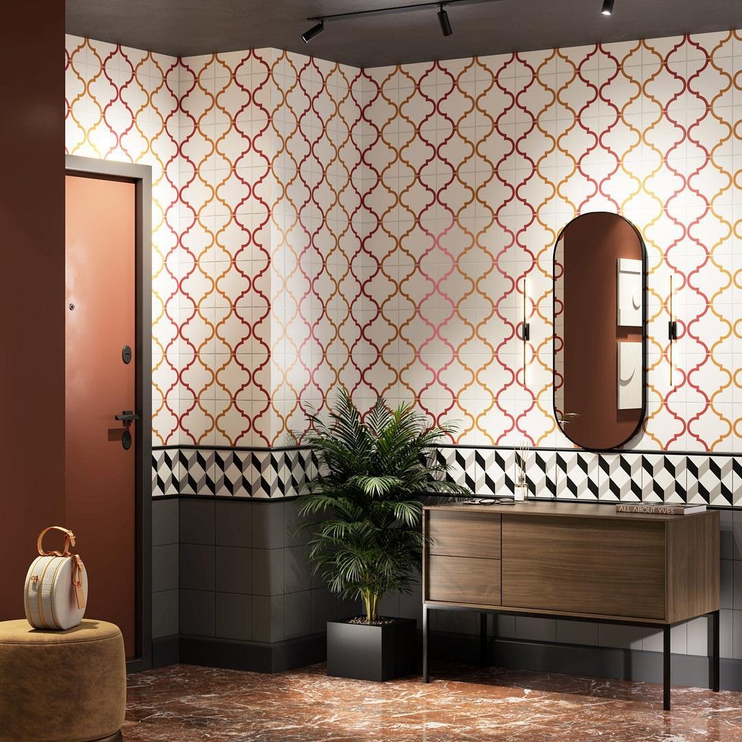 Декор Kerama Marazzi (Керама Марацци) Ателье 20х20 см, толщ. 6.9 мм, (NT/ B249/ 5009)