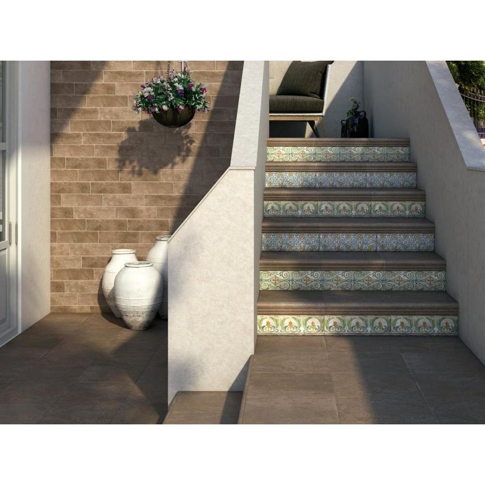 Бордюр Kerama Marazzi (Керама Марацци) Виченца Багет коричневый 3х15 см, толщ. 16 мм, (BLD016)