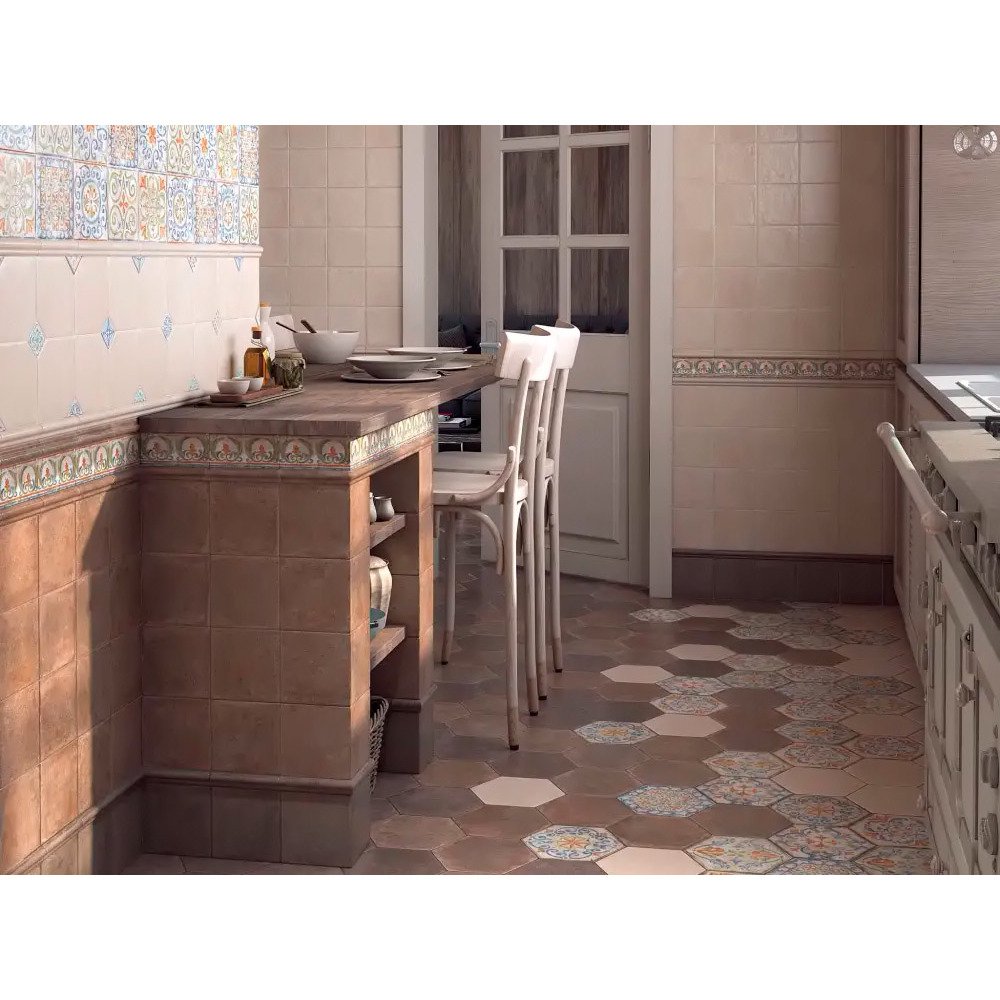 Плитка Kerama Marazzi (Керама Марацци) Виченца коричневый 7,4х15 см, толщ. 6.9 мм, (16022)
