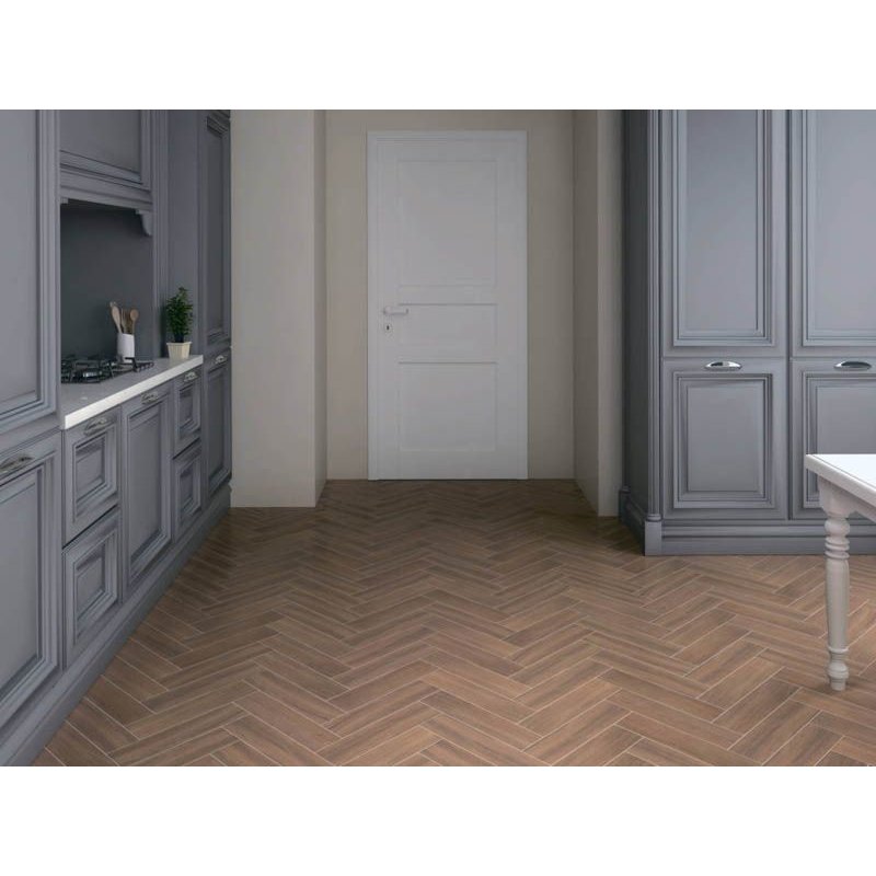 Керамогранит Kerama Marazzi (Керама Марацци) Вяз серый темный 9,9х40,2 см, толщ. 8 мм, (SG400700N)