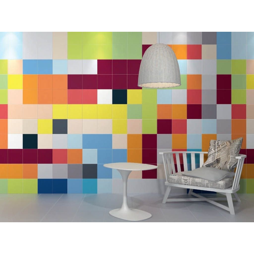 Плитка Kerama Marazzi (Керама Марацци) Калейдоскоп голубой светлый 20х20 см, толщ. 6.9 мм, (5280)