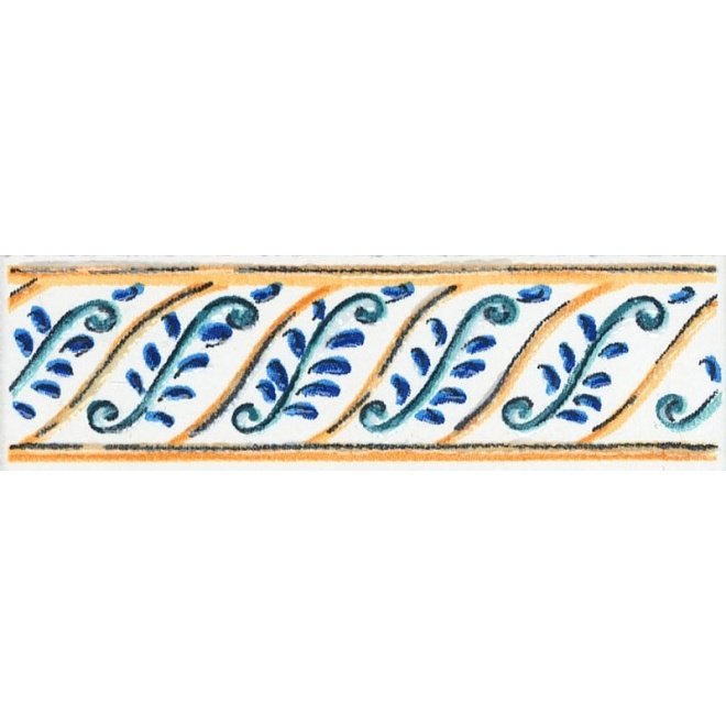 Бордюр Kerama Marazzi (Керама Марацци) Капри майолика 3х9,8 см, толщ. 7 мм, (STG/ A493/ 1146H)