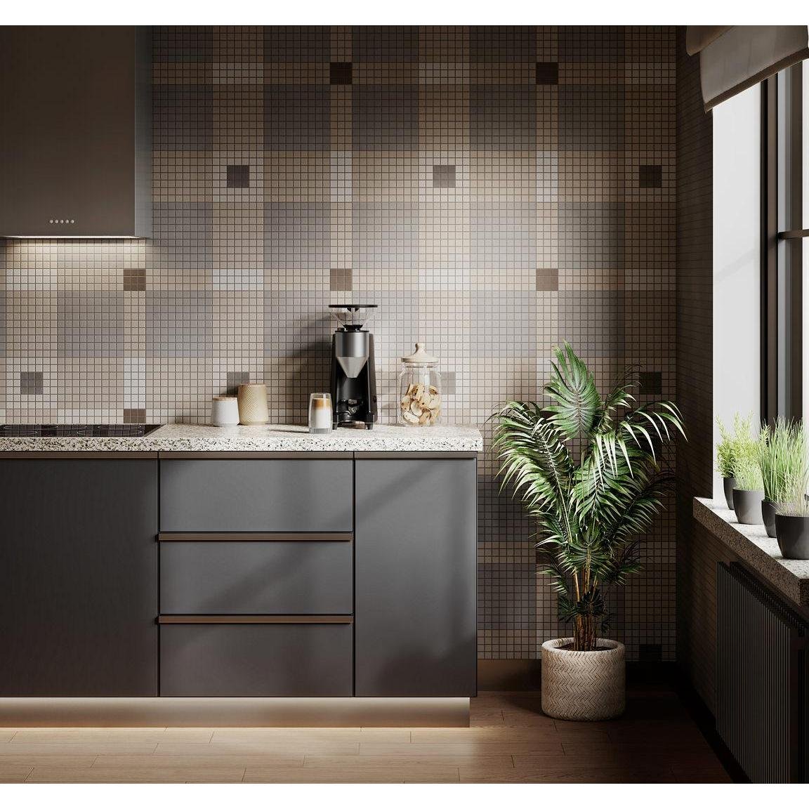 Плитка Kerama Marazzi (Керама Марацци) Кастелло коричневый 29,8х29,8 см, толщ. 3.5 мм, (20103)