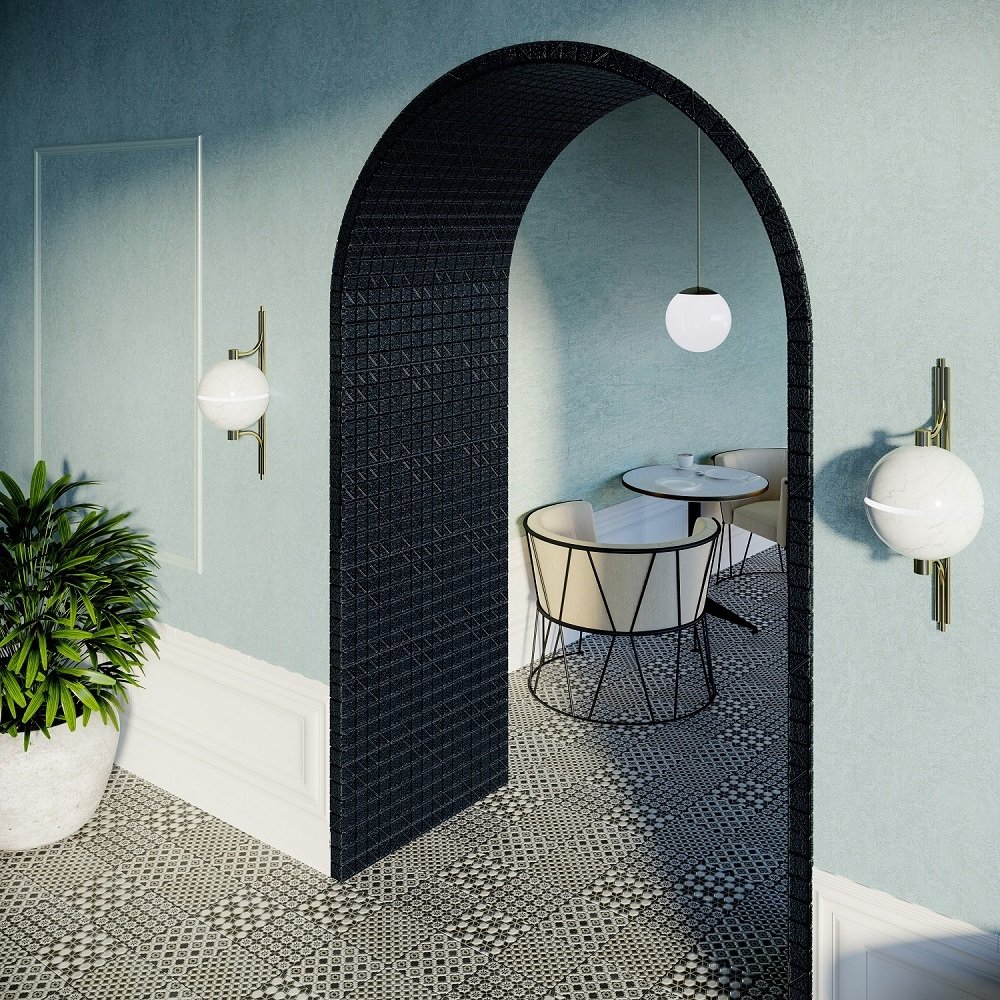 Плитка Kerama Marazzi (Керама Марацци) Ла-Виллет красный 30,1х30,1 см (21024)