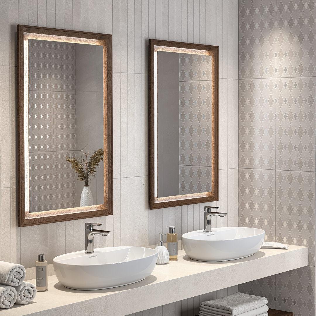 Декор Kerama Marazzi (Керама Марацци) Матрикс серый 20х20 см (SBD033/ SG1590)