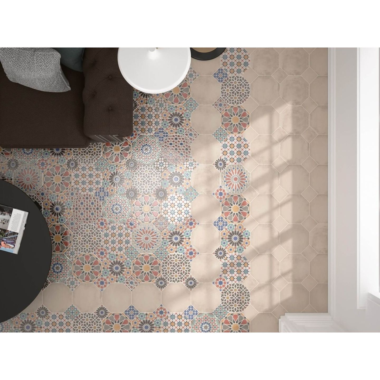 Вставка Kerama Marazzi (Керама Марацци) Паласио 9,8х9,8 см, толщ. 7 мм, (VT/ A57/ 1266H)