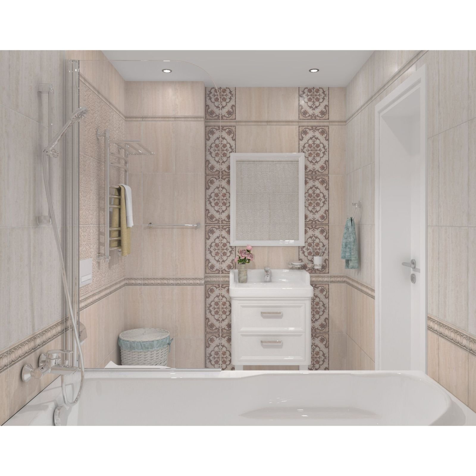 Ступень Kerama Marazzi (Керама Марацци) Пантеон беж левая угловая 34х34 см, (SG157200R/ GR/ ANS)