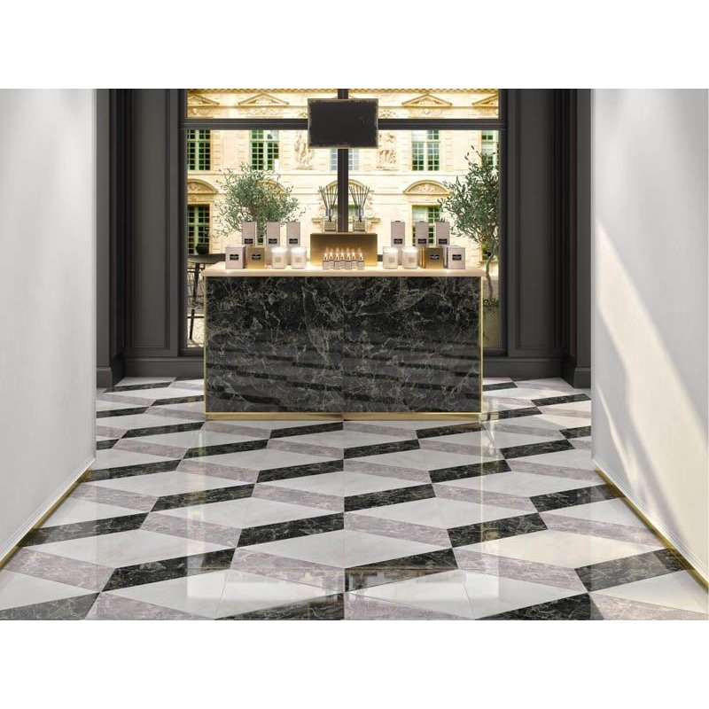 Керамогранит Kerama Marazzi (Керама Марацци) Парнас светлый обрезной 80х80 см, толщ. 11 мм, (SG842300R)