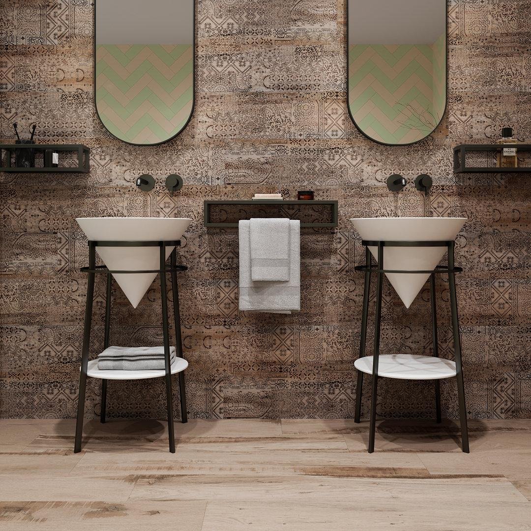 Угол Kerama Marazzi (Керама Марацци) Про Вуд внутренний беж темный 8х2,4 см, толщ. 17 мм, (DL5101/ AGI)