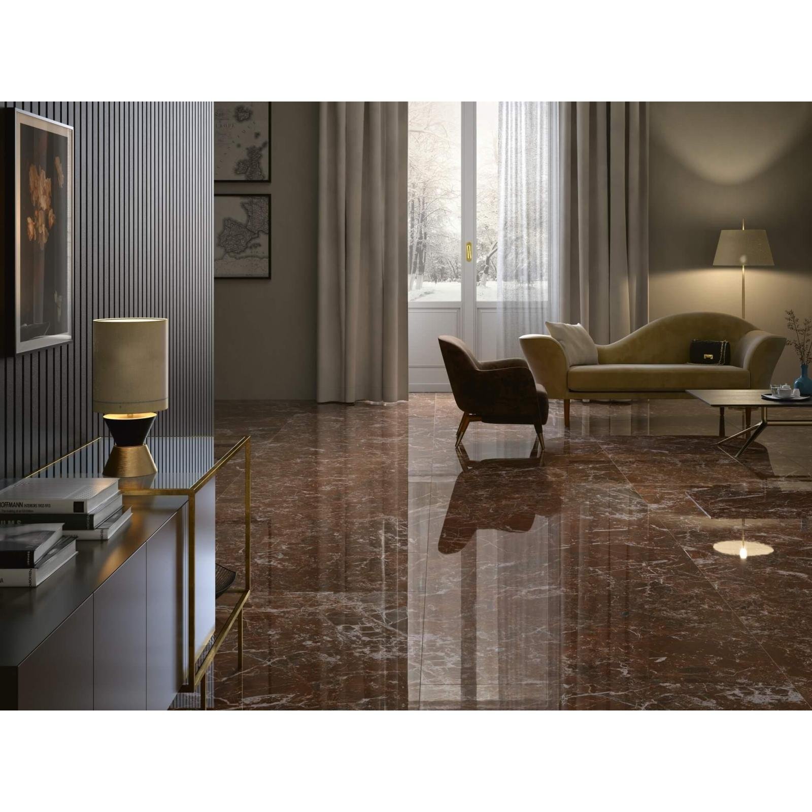 Керамогранит Kerama Marazzi (Керама Марацци) Риальто песочный светлый обрезной 60х119,5 см (SG560900R)