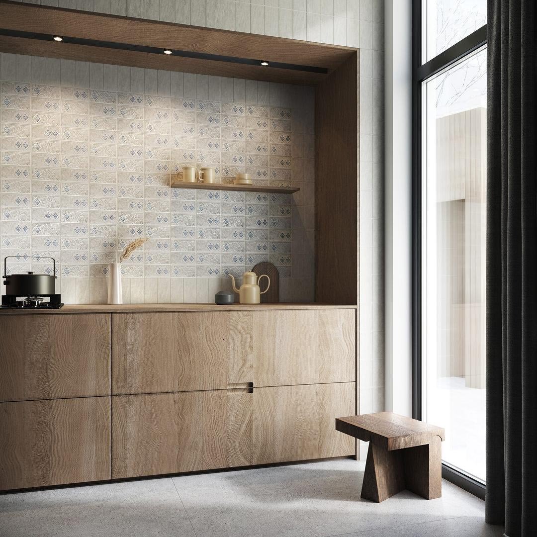 Плитка Kerama Marazzi (Керама Марацци) Сиена серый светлый матовый 7,4х15 см, толщ. 6.9 мм, (16085)