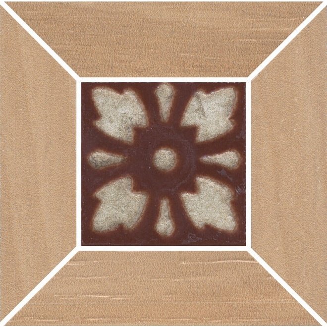 Вставка Kerama Marazzi (Керама Марацци) Слим Вуд наборный 9,6х9,6 см (ID78)