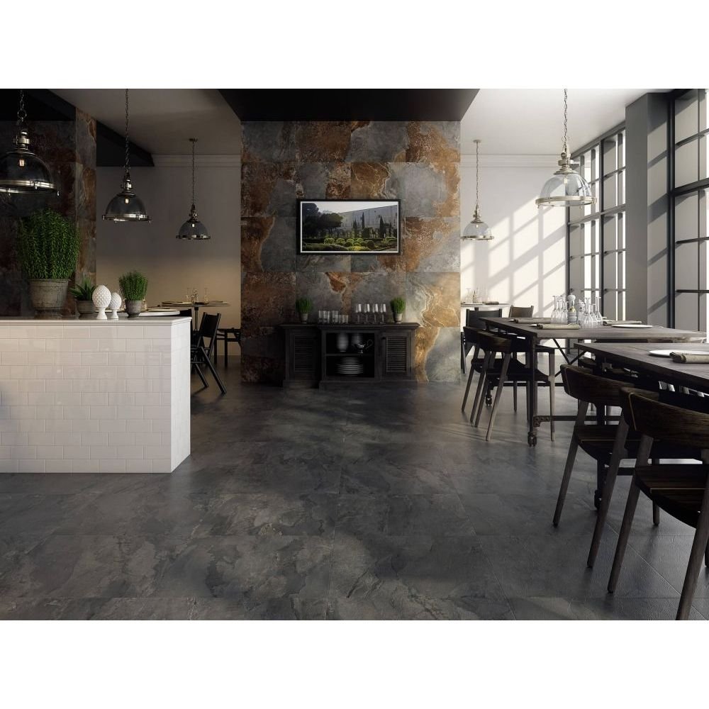 Керамогранит Kerama Marazzi (Керама Марацци) Таурано серый темный обрезной 30х60 см, толщ. 11 мм, (SG221200R)