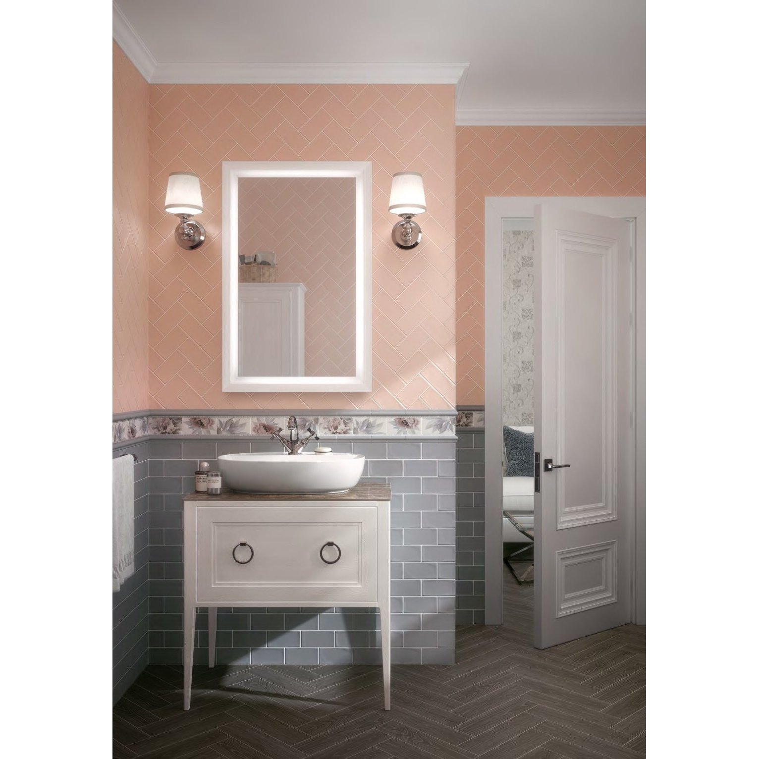 Плитка Kerama Marazzi (Керама Марацци) Тортона зеленый светлый 7,4х15 см, толщ. 6.9 мм, (16079)