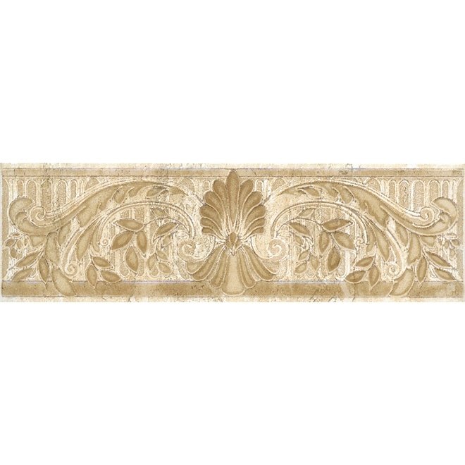 Бордюр Kerama Marazzi (Керама Марацци) Травертин Скульптура 5,7х20 см (AD/A115/8180)