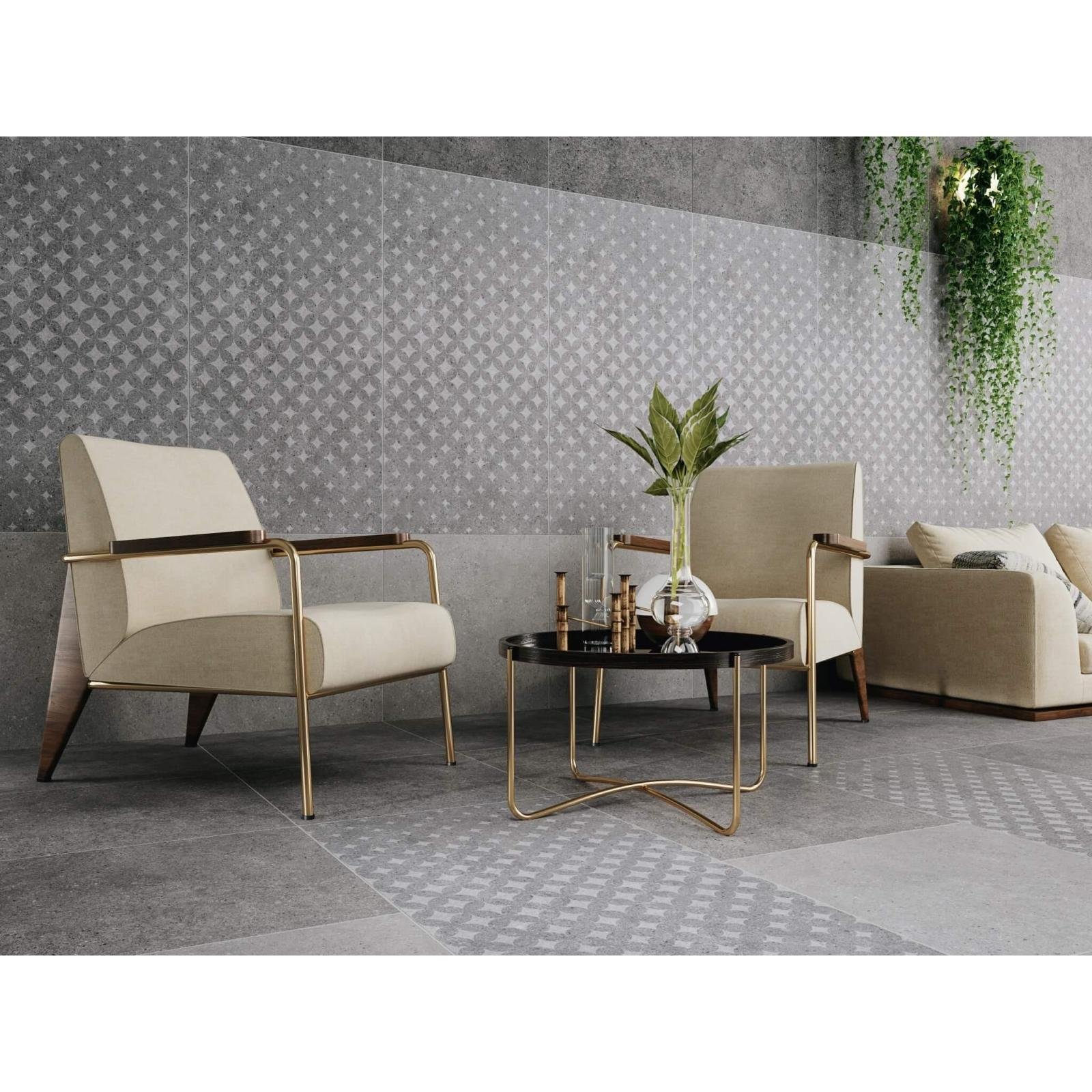 Керамогранит Kerama Marazzi (Керама Марацци) Фондамента серый светлый обрезной 60х60 см, толщ. 11 мм, (DL600900R)