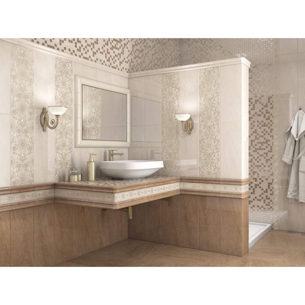 Бордюр Kerama Marazzi (Керама Марацци) Формиелло Багет беж 5х20 см (BLB015)