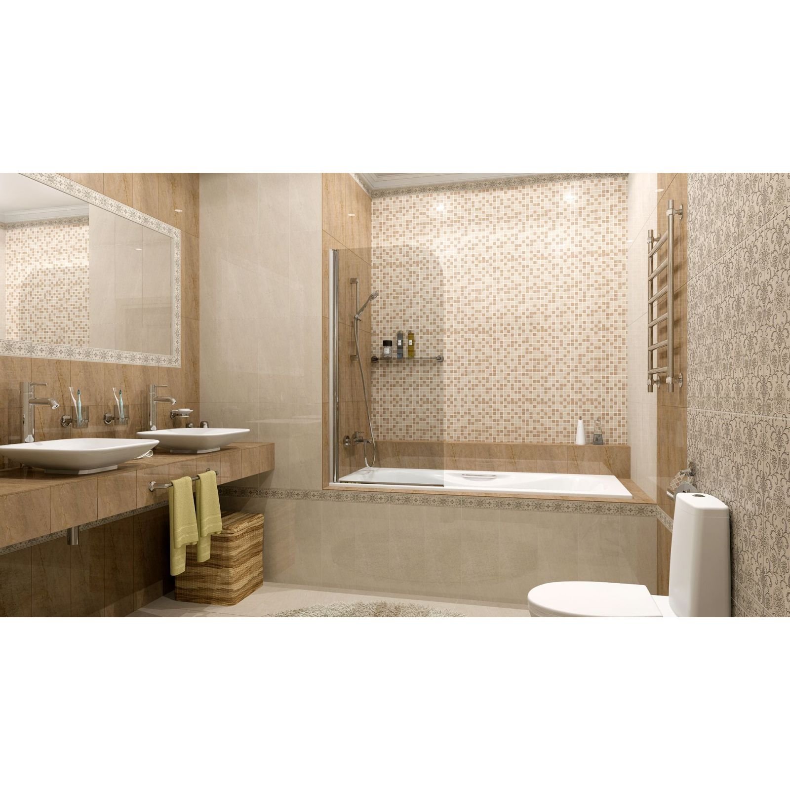 Бордюр Kerama Marazzi (Керама Марацци) Формиелло 9,6х50,2 см (STG/ A476/ 4609)