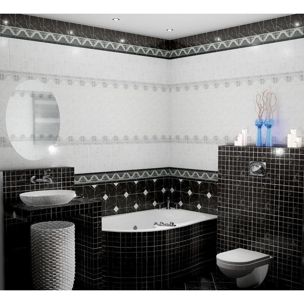 Декор Kerama Marazzi (Керама Марацци) Фрагонар наборный черный 9,9х9,9 см (ID94)