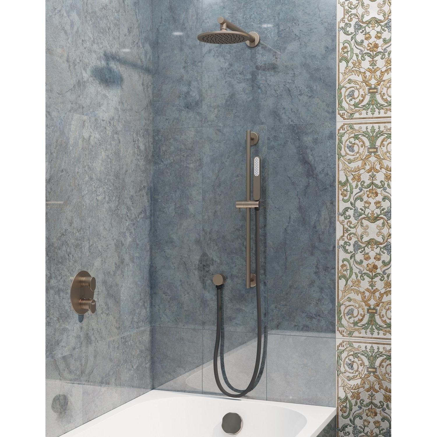 Плитка Kerama Marazzi (Керама Марацци) Эвора зеленый обрезной 30х89,5 см, толщ. 11 мм, (13116R)