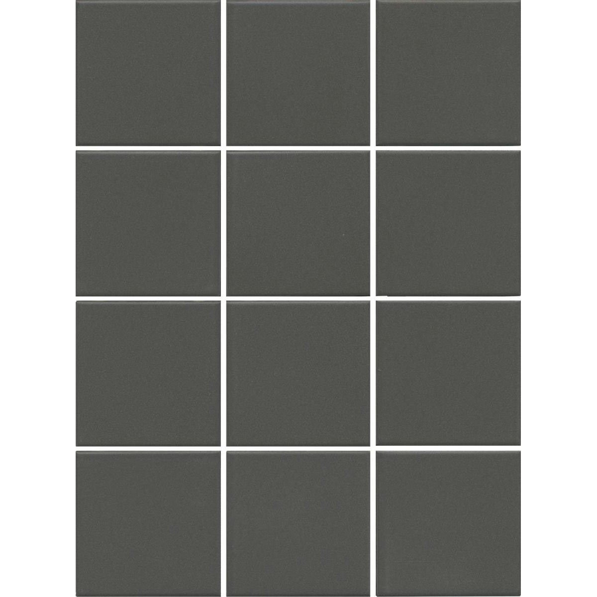 Мозаика Kerama Marazzi Агуста серый темный натуральный из 12 1331 9,8х9,8 см