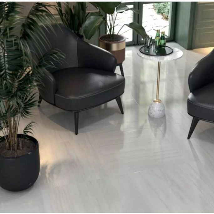 Бордюр Kerama Marazzi (Керама Марацци) Белем серый светлый глянцевый обрезной SPA047R 30х2,5 см
